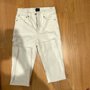 J CREW - High rise skinny 10” - size 25 - white